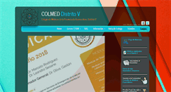 Desktop Screenshot of colmed5.org.ar